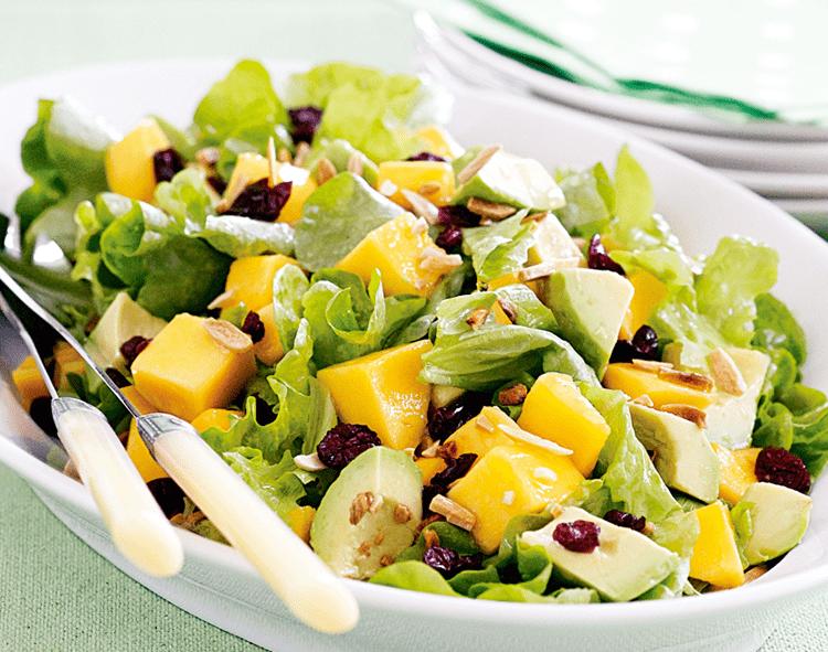 Ensalada de mango y aguacate