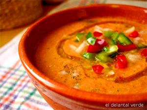 Gazpacho tradicional verde