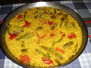 Paella de verduras