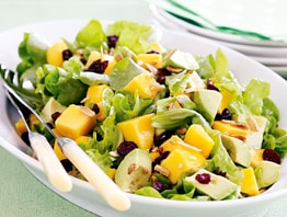 Ensalada de mango y aguacate