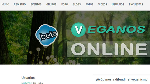 Nueva red social para veganos - veganosonline.com