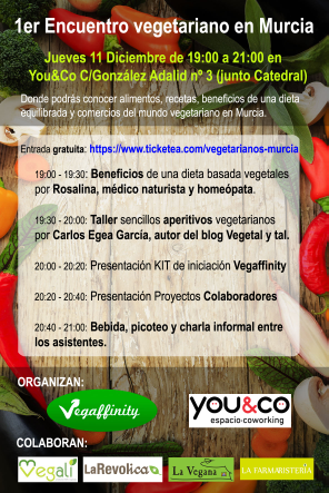 Encuentro vegetariano en Murcia 11dic !!!