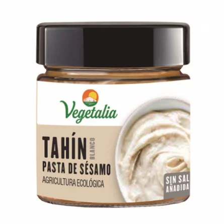 Tahini Blanco Sin Sal Bio Vegetalia 180 gr
