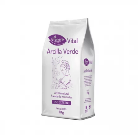 Arcilla Verde en Polvo El Granero Integral 1 kg