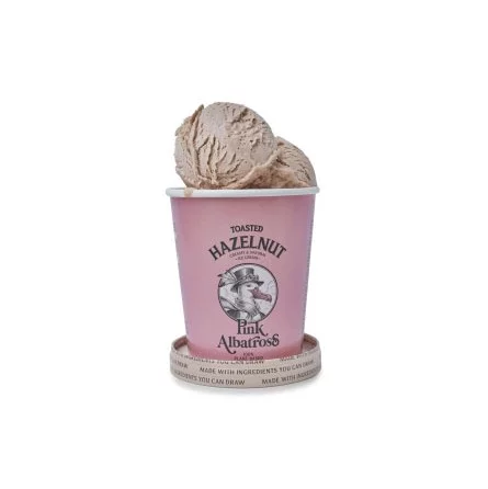 Helado Vegano de Avellana Tostada Pink Albatross 4x480 ml