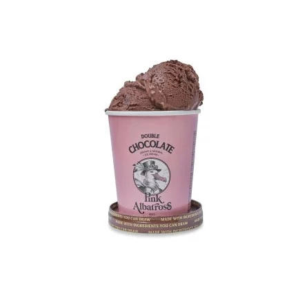 Helado Vegano Double Chocolate Chip Pink Albatross 4X480 ml