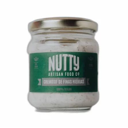 Queso Vegano Cremoso a las Finas Hierbas Nutty 150 gr Queso Vegano Cremoso a las Finas Hierbas Nutty 150 gr