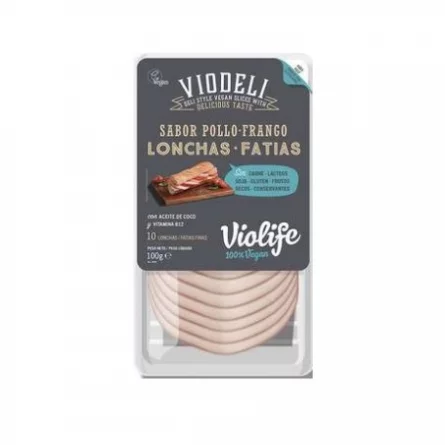 Lonchas Viodeli sabor Pollo Violife 100 gr