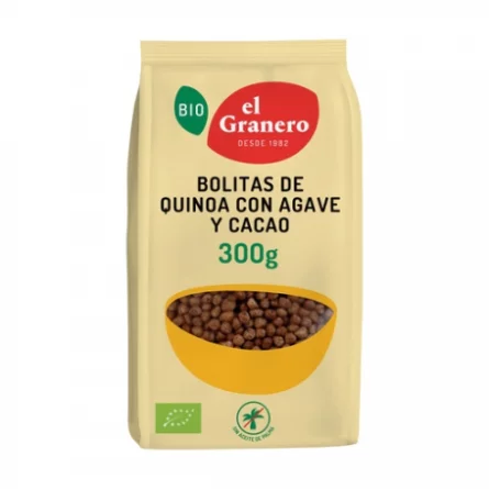 Bolitas de Quinoa con Agave y Cacao El Granero 300 gr