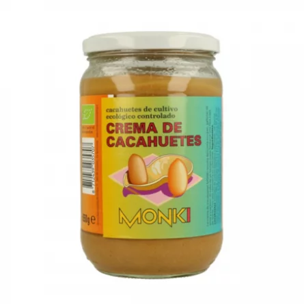 Crema de Cacahuete Bio Monki 650 gr