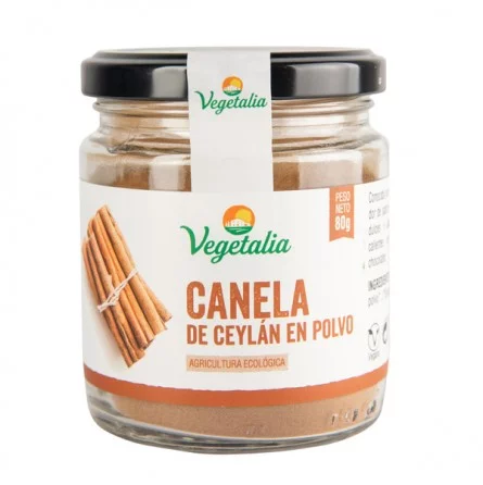 Canela en Polvo Ceylán Bio 80 gr Vegetalia