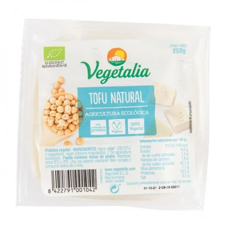 Tofu Natural Ecológico Vegetalia 250 gr