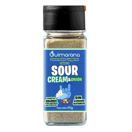 Sazonador crema agria y cebolla Guimarana 55 gr Sazonador crema agria y cebolla Guimarana 55 gr