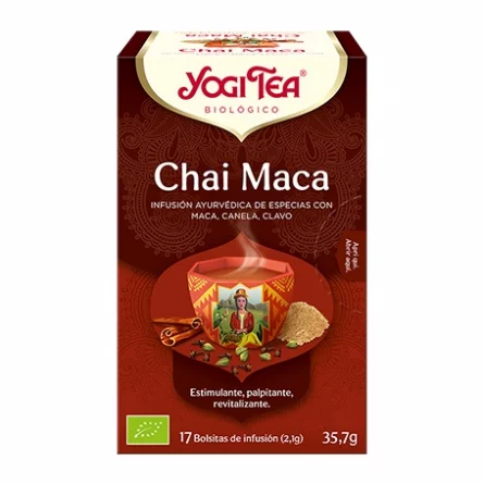 Té Chai Maca Yogi Tea 17 bolsitas