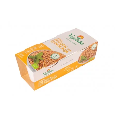 Tarritos Arroz integral con quinoa roja 2 x 125g Vegetalia