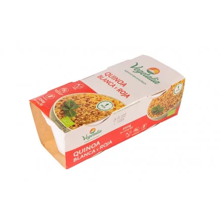 Tarritos Quinoa blanca y roja 2 x 125g Vegetalia