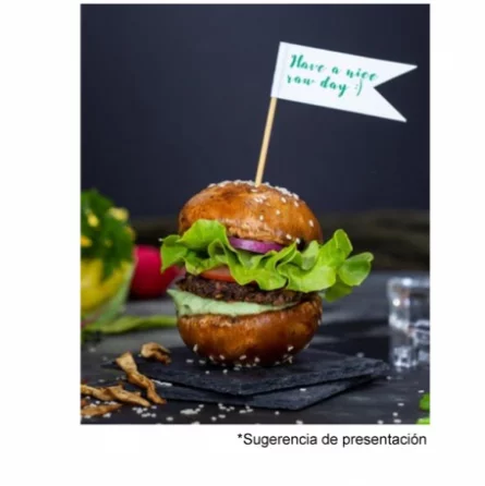 Miniburger Vegana de Tempeh 20 gr (100 uds)