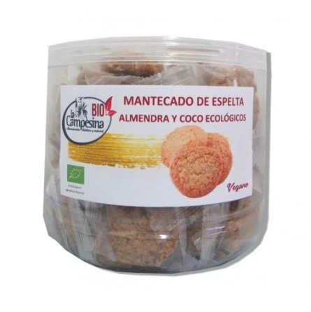 Mantecados de Espelta Almendra y Coco Bio Vegano 1kg La Campesina