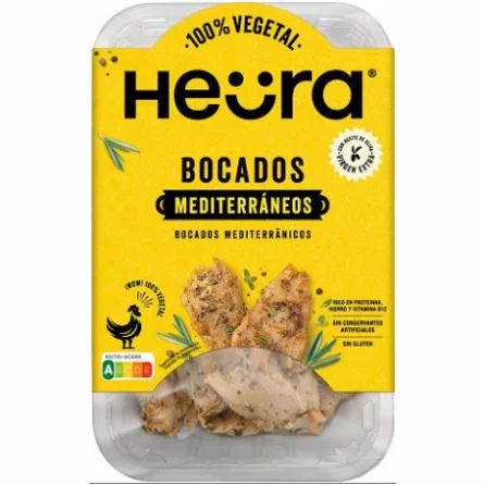 Bocados Mediterráneos Refrigerados Heura 160 Gr