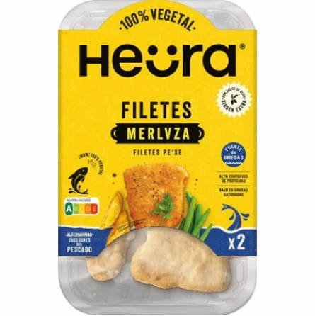 Filetes de Merluza Refrigerados Heura 160 gr