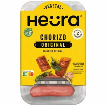 Chorizo Heura Refrigerado 4 uds 216 gr