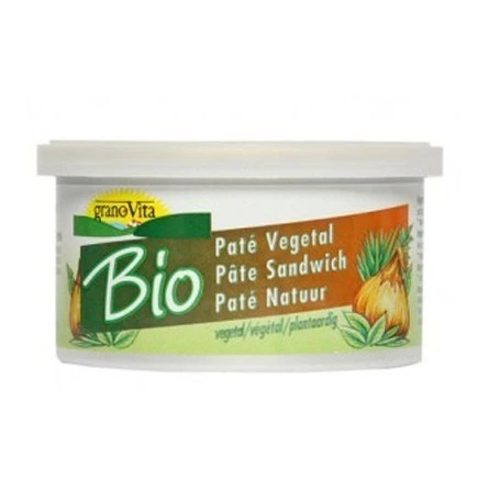 Paté Vegetal con Patata, Cebolla y Especias Granovita 125 gr