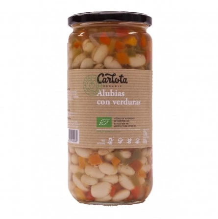 Alubias con Verduras plato ecológico 720gr Carlota Organicgo