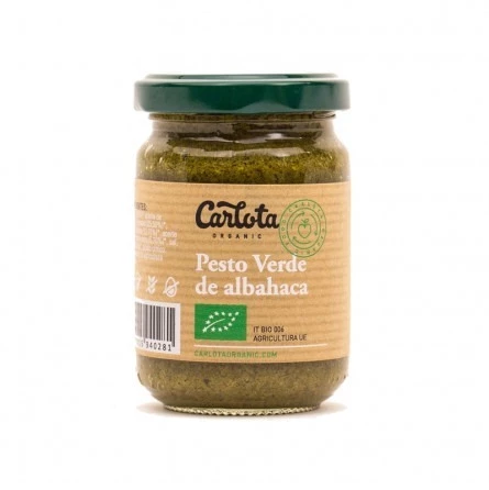 Pesto Ecológico Verde 140gr Carlota Organic Pesto Ecológico Verde 140gr Carlota Organic