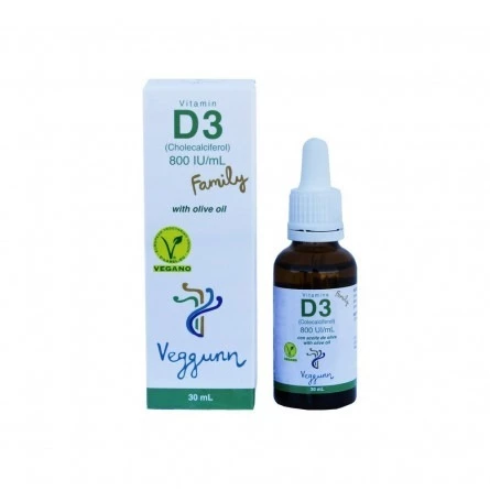 Vitamina B12 formato Familiar 30ML VeggunnVitamina D3 formato Familiar 30ML Veggunn