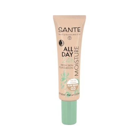 Maquillaje fluido Sun Beige Sante