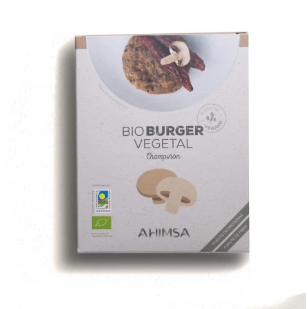 Hamburguesas Vegetales de Champiñón Bio Ahimsa 160 gr