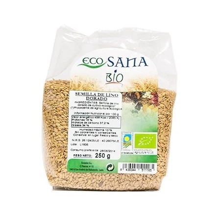 Semillas de Lino Dorado Ecológicas Bio Ecosana 250 gr