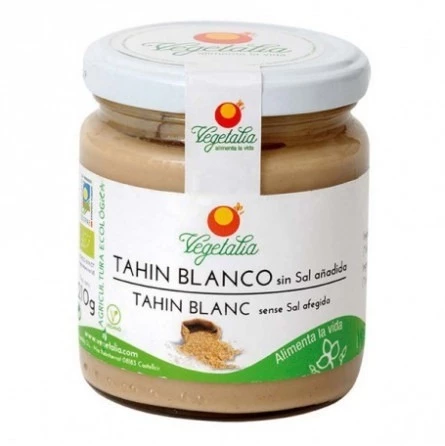 Tahini Blanco sin sal BIO Vegetalia 210g