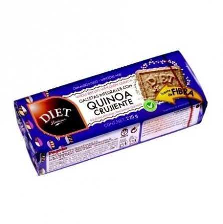 Galletas integrales con Quinoa Crujiente Diet Radisson 220 g