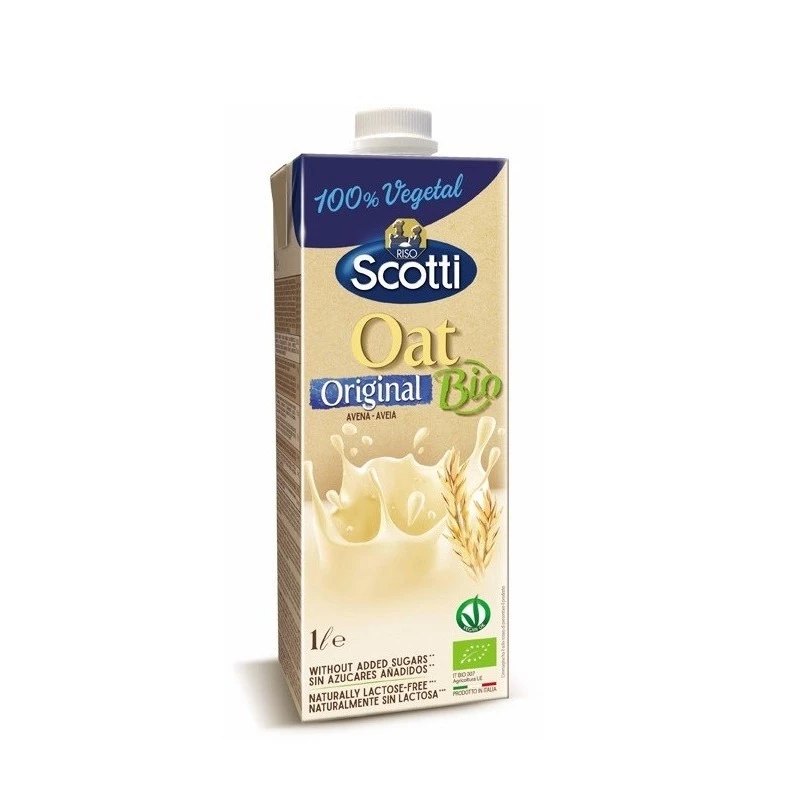 Leche o Bebida de Avena BIO Riso Scotti 1L