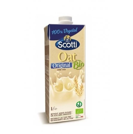 Leche o Bebida de Avena BIO Riso Scotti 1L