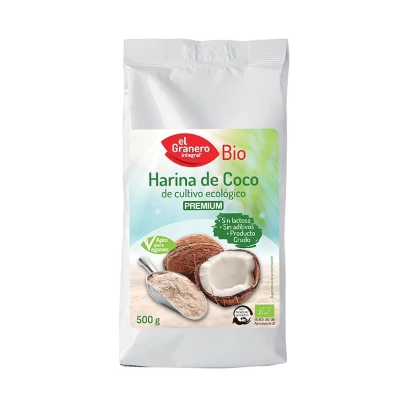 Harina de Coco Bio 500 gr El Granero Integral