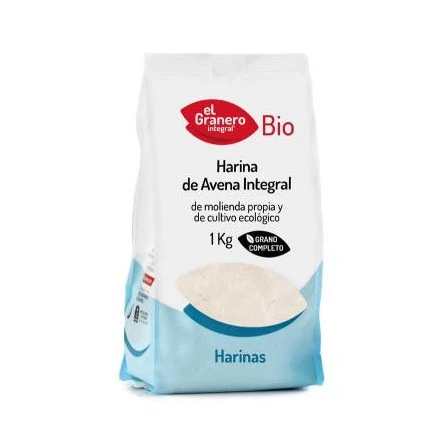 Harina de Avena Integral Bio 1 kg El Granero Integral