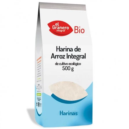 Harina de Arroz Integral Bio 500 gr El Granero Integral