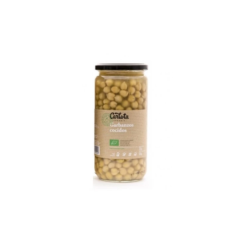 Garbanzos Cocidos 720 gr Carlota Organic