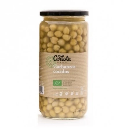 Garbanzos Cocidos 720 gr Carlota Organic