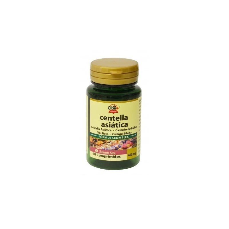 Centella Asiática Complex 400 mg 60 Comprimidos Obire