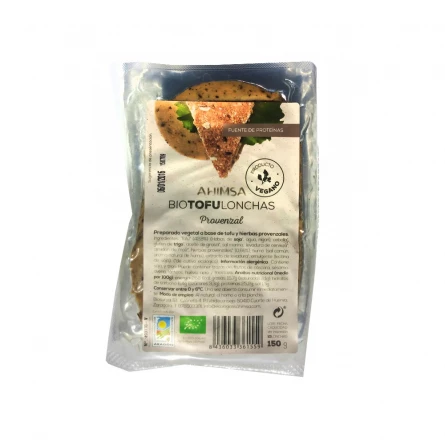 Lonchas Bio Tofu estilo Provenzal 150 gr Lonchas Bio Tofu estilo Provenzal 150 gr