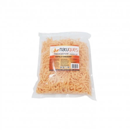 Queso Vegano estilo Cheddar Rallado Natuqués 1 kg