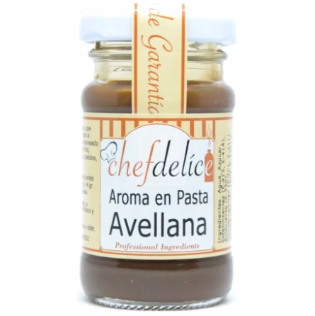 Avellana Aroma En Pasta Emulsionados 50 gr Chefdelice