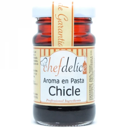 Chicle Aroma En Pasta Emulsionado 50 gr Chefdelíce Chicle Aroma En Pasta Emulsionado 50 gr Chefdelíce