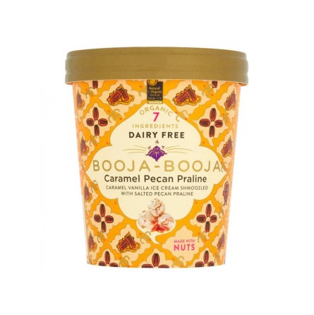 Helado Vegano de Nueces Pecanas Booja-Booja 500 gr Helado Vegano de Nueces Pecanas Booja-Booja 500 gr