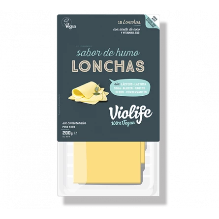 Queso Vegano Ahumado en Lonchas Violife 200 gr