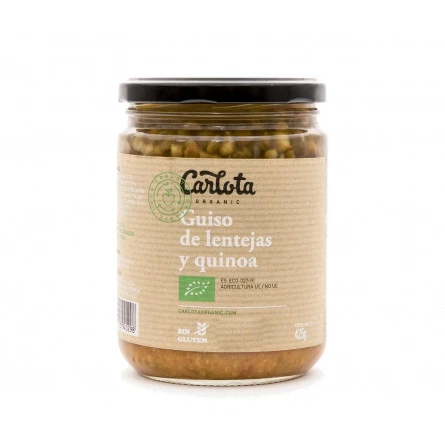 Guiso Lentejas y Quinoa ecológico 425 gr Carlota Organic
