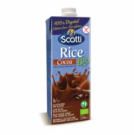 Bebida de Arroz y Chocolate Bio Riso Scotti 1 Litro